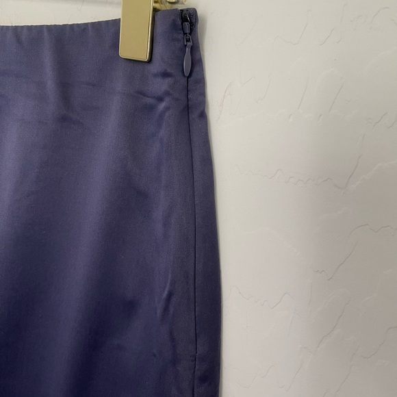 COS Mulberry High Rise Silk-Mix A-Line Skirt Size 4 NWT - Picture 3 of 8